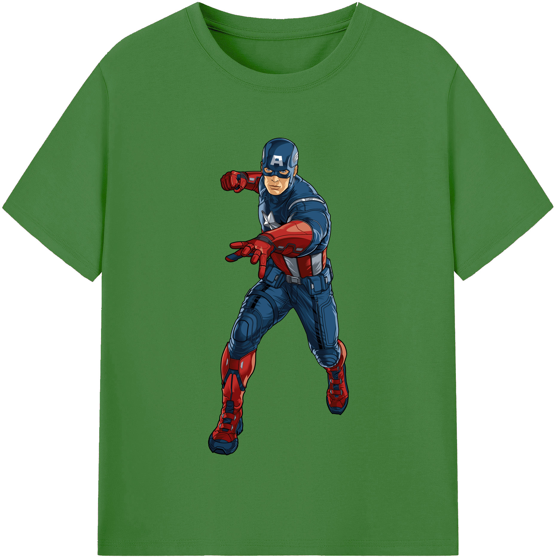 （画像用） アベンジャーズ The Avengers レディースカジュアルプリントTシャツ（綿100％）